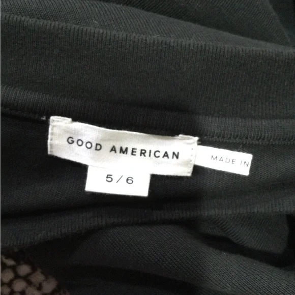 Good American black Oversized Crew tee - Picture 7 of 8